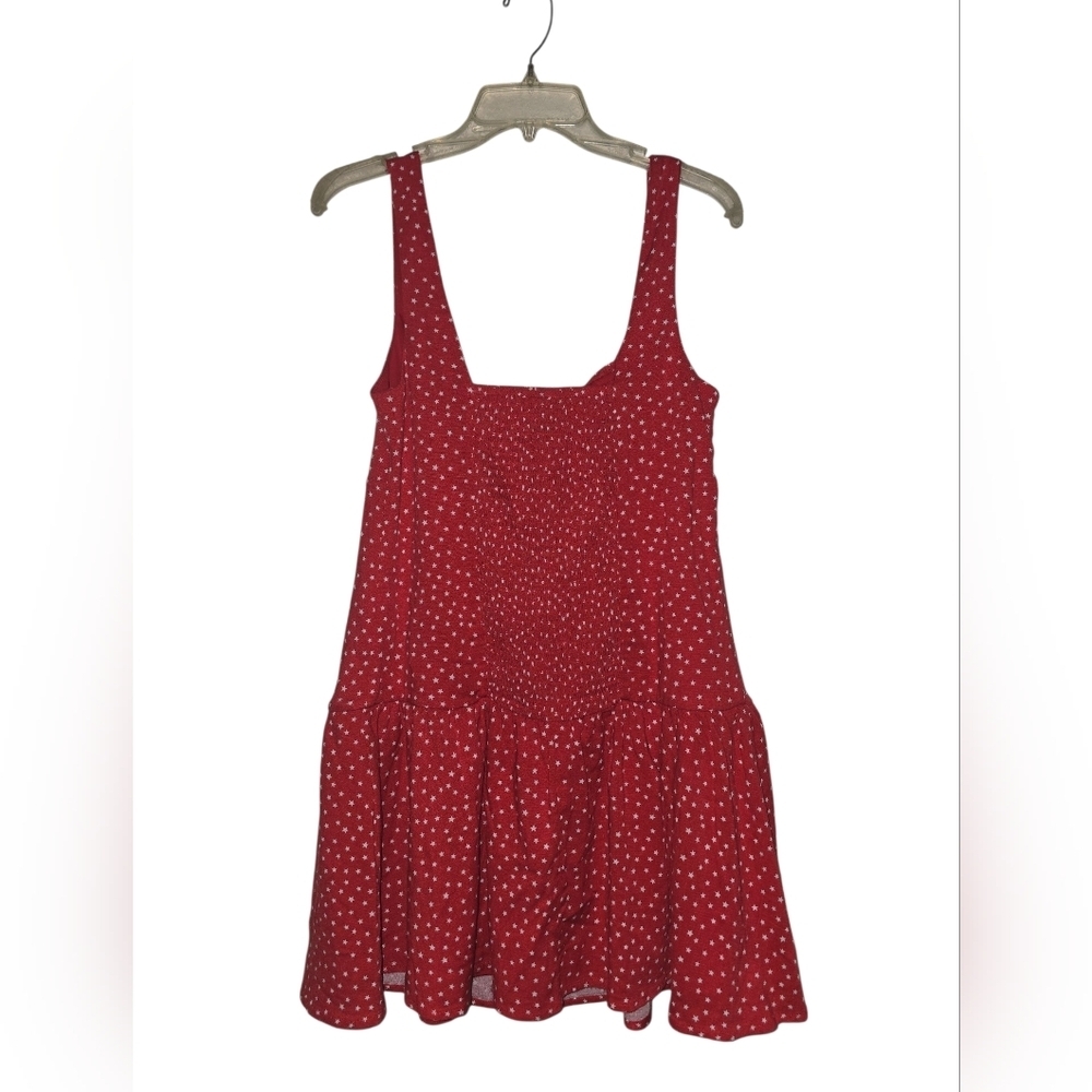 Jrs Wild Fable Red Star Print Sundress, Medium, NWT!!! - Picture 2 of 3
